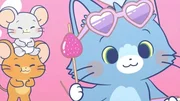 v.li.: Jerry, Tuffy (oben), Tom v.li.: Jerry, Tuffy (oben), Tom