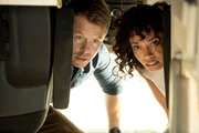 &bdquo;Heart Starter&rdquo; &ndash; NCIS: Sydney will do whatever it takes to crack the case of a rogue assassin on the run during NCIS Special Agent DeShawn Jackson&rsquo;s chaotic first day as boss. L-R: Todd Lasance as AFP Liaison Officer Sergeant Jim 'JD' Dempsey and Olivia Swann as NCIS Special Agent Captain Michelle Mackey in NCIS: Sydney episode 1, season 2.