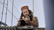Amerigo Vespucchi (Michele Guidi) schreibt sein bahnbrechendes Werk "Mundus Novus" (Neue Welt), in dem er feststellt, dass er einen bisher unbekannten Kontinent entdeckt hat. Amerigo Vespucchi (Michele Guidi) schreibt sein bahnbrechendes Werk "Mundus Novus" (Neue Welt), in dem er feststellt, dass er einen bisher unbekannten Kontinent entdeckt hat.