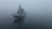 Das Marine-Schiff „Werra“ während eines internationalen Manövers auf der Ostsee. Das Marine-Schiff „Werra“ während eines internationalen Manövers auf der Ostsee.