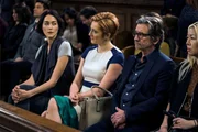 LAW & ORDER: SPECIAL VICTIMS UNIT -- "Fashionable Crimes" Episode 1720 -- Pictured: (l-r) Sandrine Holt as Nora Wattan, Francesca Faridany as Claire Gilbert, Griffin Dunne as Benno Gilbert LAW & ORDER: SPECIAL VICTIMS UNIT -- "Fashionable Crimes" Episode 1720 -- Pictured: (l-r) Sandrine Holt as Nora Wattan, Francesca Faridany as Claire Gilbert, Griffin Dunne as Benno Gilbert