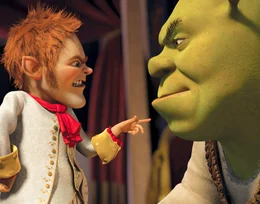 Bald erkennt Shrek (r.), dass es keine gute Idee war, sich auf einen Pakt mit dem hinterlistigen Rumpelstilzchen einzulassen ...