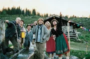 Idylle auf der Alm - von links: Frank (Michael Gwisdek), Horst Ziegler (Johann Adam Oest), Rocco (Günter Maria Halmer) Gerdi (Senta Berger), Heidi (Gisela Schneeberger), Monika (Gundi Ellert) Idylle auf der Alm - von links: Frank (Michael Gwisdek), Horst Ziegler (Johann Adam Oest), Rocco (Günter Maria Halmer) Gerdi (Senta Berger), Heidi (Gisela Schneeberger), Monika (Gundi Ellert)