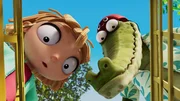 v.li.: Daisy, Mr. Crocodile