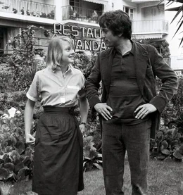 Jodie Foster und Robert De Niro w&auml;hrend der Internationalen Filmfestspiele von Cannes. Cannes, Frankreich, Mai 1976.