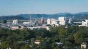 Die Solvay-Fabrik in Salindres, Frankreich.