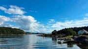 Blick auf den Oslofjord. Blick auf den Oslofjord.