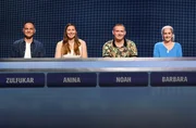 Die Kandidat:innen (v.l.n.r.): Zulfukar Tosun, Anina Schacht, Noah Schoof und Barbara Zwicker.