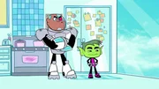 v.li.: Cyborg, Beast Boy