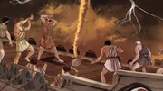 Vor seiner Heimkehr m&uuml;ssen Odysseus und seine Gef&auml;hrten gegen heftige St&uuml;rme k&auml;mpfen, die sie zur&uuml;ck zur Insel des Windgottes Aiolos treiben.
