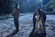 GRIMM -- "La Llorona" Episode 209 -- Pictured: (l-r) Russell Hornsby as Hank Griffin, Kate del Castillo as Valentina Espinosa. GRIMM -- "La Llorona" Episode 209 -- Pictured: (l-r) Russell Hornsby as Hank Griffin, Kate del Castillo as Valentina Espinosa.