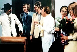 Horst Janson, Rudi Carrell, Georg Thomalla, Monika Lundi.