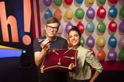 Clarissa und Ralph mit einem neuen Ah(a)-Erlebnis. Clarissa und Ralph mit einem neuen Ah(a)-Erlebnis.