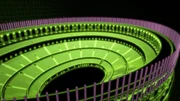 Naples, Italy - CGI derived from the point cloud data showing the stadium at Pozzouli and the hypogeum Naples, Italy - CGI derived from the point cloud data showing the stadium at Pozzouli and the hypogeum