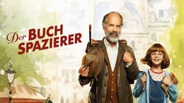 Der Buchspazierer Carl Kollhoff (Christoph Maria Herbst) und Schascha (Yuna Bennett)