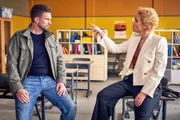 David (Simon B&ouml;er) und Melanie (Claudia Hiersche) streiten dar&uuml;ber, wer Schuld am Ende ihrer Beziehung war.