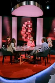 Ani Gülgün-Mayr, Astrid Steharnig-Staudinger, Barbara Stöckl, Marlene Berger alias mimisglobe, Johann-Philipp Spiegelfeld. Ani Gülgün-Mayr, Astrid Steharnig-Staudinger, Barbara Stöckl, Marlene Berger alias mimisglobe, Johann-Philipp Spiegelfeld.