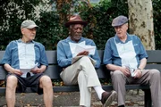(v.l.n.r.) Albert Garner (Alan Arkin); Willie Davis (Morgan Freeman); Joe Harding (Michael Caine)