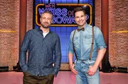 Treten bei "Wer wei&szlig; denn sowas?" als Kandidaten gegeneinander an: Der S&auml;nger Sasha (l.) und der S&auml;nger Eloy de Jong (r.).