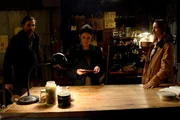 GRIMM -- "Tree People" Episode 609 -- Pictured: (l-r) Silas Weir Mitchell as Monroe, Bitsie Tulloch as Eve, Bree Turner as Rosalee Calvert GRIMM -- "Tree People" Episode 609 -- Pictured: (l-r) Silas Weir Mitchell as Monroe, Bitsie Tulloch as Eve, Bree Turner as Rosalee Calvert
