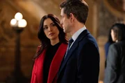 LAW & ORDER -- "The Enemy of All Women" Episode 25011 -- Pictured: (l-r) Odelya Halevi as A.D.A. Samantha Maroun, Hugh Dancy as A.D.A. Nolan Price LAW & ORDER -- "The Enemy of All Women" Episode 25011 -- Pictured: (l-r) Odelya Halevi as A.D.A. Samantha Maroun, Hugh Dancy as A.D.A. Nolan Price