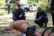 GRIMM -- "Dyin' on a Prayer" -- Pictured: (l-r) David Giuntoli as Nick Burkhardt, Louise Lombard as Elizabeth GRIMM -- "Dyin' on a Prayer" -- Pictured: (l-r) David Giuntoli as Nick Burkhardt, Louise Lombard as Elizabeth
