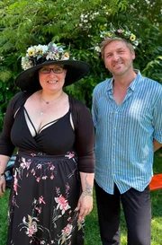Diana Gräfin Bernadotte und Johannes Zenglein. Diana Gräfin Bernadotte und Johannes Zenglein.