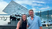 Pressesprecherin Bregenzer Festspiele Babette Karner und Johannes Zenglein werfen einen Blick hinter die Kulissen der Bregenzer Seebühne. Pressesprecherin Bregenzer Festspiele Babette Karner und Johannes Zenglein werfen einen Blick hinter die Kulissen der Bregenzer Seebühne.