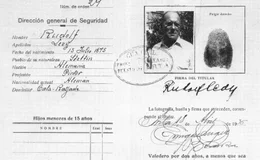 Die mallorquinische Aufenthaltsgenehmigung des Malers Rudolf Levy (1875-1944, nach Auschwitz depotiert)
