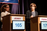 GRIMM -- "The Other Side" Episode 208 -- Pictured: (l-r) Tierra Valentine, Logan Miller. GRIMM -- "The Other Side" Episode 208 -- Pictured: (l-r) Tierra Valentine, Logan Miller.