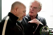 Regisseur Manfred Stelzer (r) und Kameramann Tomas Erhart.