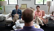 Billy Herrera (Andy Garcia, l.); Ingrid Herrera (Gloria Estefan, r.)
