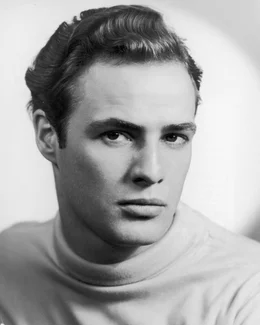 Studioportr&auml;t von Marlon Brando (1955).