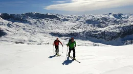 Totes Gebirge Winter&uuml;berquerung.