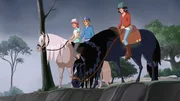 Lena, Nico und Anna suchen Karamell.