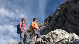 Priel Klettersteig, Marlies Czerny, Andi Lattner.