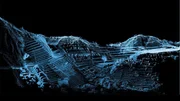 Eine "Punktwolke" ist ein Computerbild, das aus den gescannten Daten von Machu Picchu erstellt wurde. Eine "Punktwolke" ist ein Computerbild, das aus den gescannten Daten von Machu Picchu erstellt wurde.