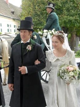 Tobias Moretti (Erzherzog Johann), Anna Maria M&uuml;he (Anna Plochl).