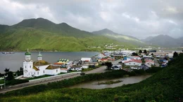 Der einzige Ort auf Unalaska ist Dutch Harbour. Er ist einer der wichtigsten Fischereih&auml;fen der USA.
