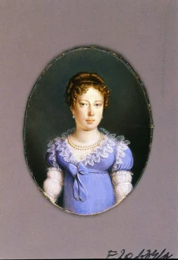 Bildnis Leopoldine, Erzherzogin von &Ouml;sterreich.