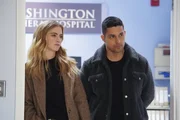 Ellie Bishop (Emily Wickersham, l.); Nick Torres (Wilmer Valderrama, r.) Ellie Bishop (Emily Wickersham, l.); Nick Torres (Wilmer Valderrama, r.)