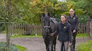 Katja Schnabel mit Co-Trainerin Nele-Marie Schmid (vorne).