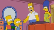 Dank der frisch von Moe entwickelten Fotos erinnern sich Homer (2.v.r.) und Marge (r.) daran, wie stark ihre Kinder Bart (l.) und Lisa (2.v.l.) sich doch früher gestritten haben. Dank der frisch von Moe entwickelten Fotos erinnern sich Homer (2.v.r.) und Marge (r.) daran, wie stark ihre Kinder Bart (l.) und Lisa (2.v.l.) sich doch früher gestritten haben.