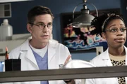Jimmy Palmer (Brian Dietzen, l.); Kasie Hines (Diona Reasonover, r.) Jimmy Palmer (Brian Dietzen, l.); Kasie Hines (Diona Reasonover, r.)