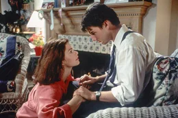 Mitch (Tom Cruise) wagt es nicht, seiner Frau Abby (Jeanne Tripplehorn) zu sagen, was die Firma in Wahrheit tut.; Zur ARTE-Sendung Die Firma Mitch (Tom Cruise) wagt es nicht, seiner Frau Abby (Jeanne Tripplehorn) zu sagen, was die Firma in Wahrheit tut. &copy; Paramount Pictures/All rights reserved Foto: ARD Honorarfreie Verwendung nur im Zusammenhang mit genannter Sendung und bei folgender Nennung "Bild: Sendeanstalt/Copyright". Andere Verwendungen nur nach vorheriger Absprache: ARTE-Bildredaktion, Silke W&ouml;lk Tel.: +33 3 90 14 22 25, E-Mail: bildredaktion@arte.tv