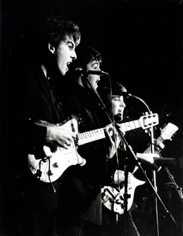 The Beatles Live In Hamburg 1961. George Harrison, Paul McCartney and John Lennon