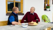 Harry Prünster mit Peter Sparber auf der Harlander Alm. Harry Prünster mit Peter Sparber auf der Harlander Alm.