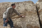 Dr. Peter Lacovara - am Sphinx-Tempel Dr. Peter Lacovara - am Sphinx-Tempel