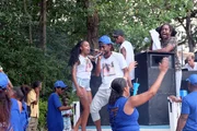 Jahrimba, der bekannteste Reggae-S&auml;nger der Seychellen.