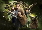 Amy Pond (Karen Gillan), The Doctor (Matt Smith) und Rory Williams (Arthur Darvill) Amy Pond (Karen Gillan), The Doctor (Matt Smith) und Rory Williams (Arthur Darvill)